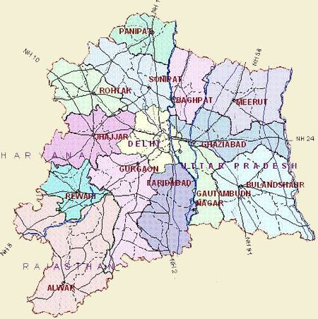 National Capital Region (NCR) de Delhi